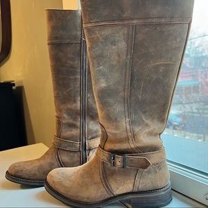 Wolverine brown leather knee boots